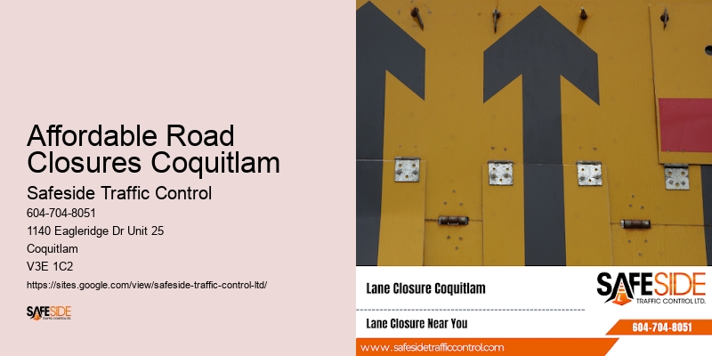 Quality Lane Closures Affordable Road Closures Coquitlam