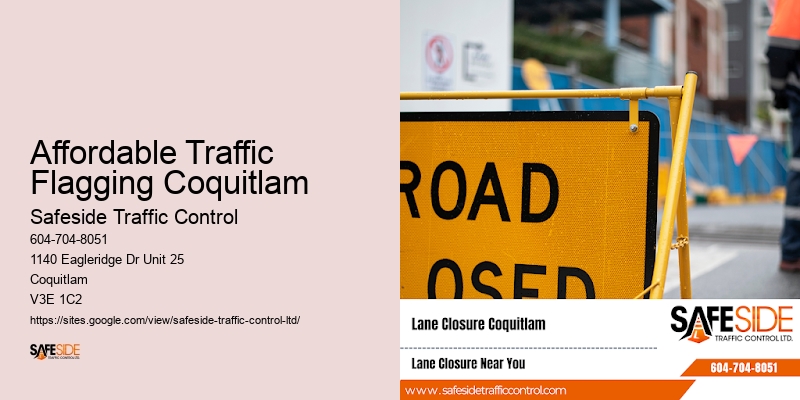 Certified Traffic Control Permits Affordable Traffic Flagging Coquitlam