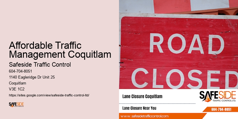 Affordable Traffic Management Coquitlam Bc Traffic Control Solutions