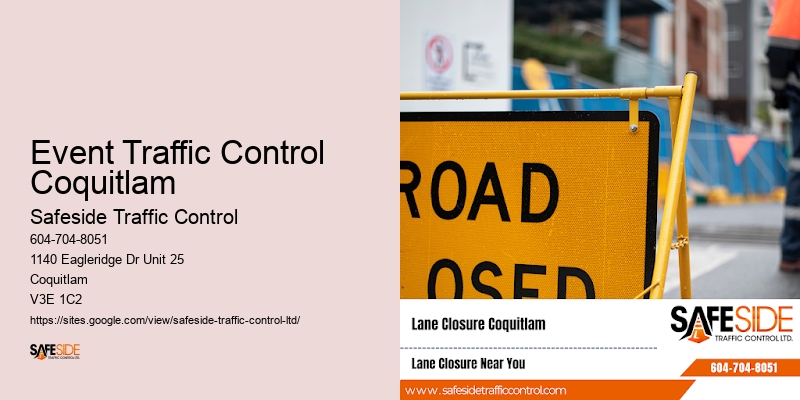 Certified Traffic Management Permits Event Traffic Control Coquitlam