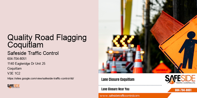 Certified Traffic Management Permits Quality Road Flagging Coquitlam