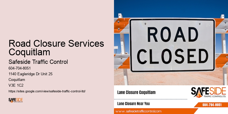 Best Certified Traffic Controllers Road Closure Services Coquitlam