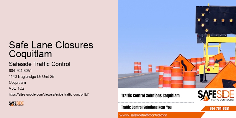Professional Traffic Flagging Safe Lane Closures Coquitlam