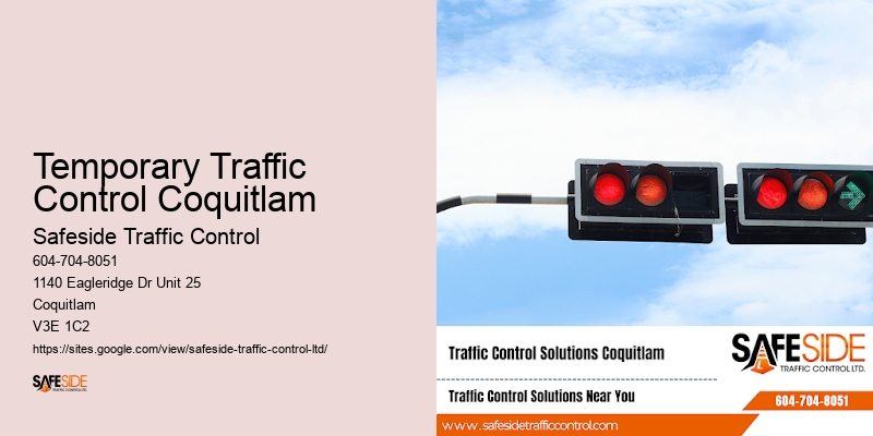 Local Traffic Event Flagging Temporary Traffic Control Coquitlam