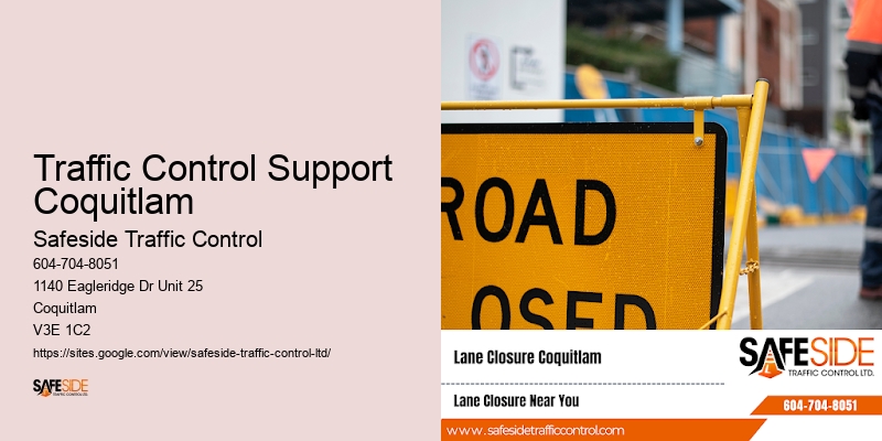 Professional Roadway Flagging Traffic Control Support Coquitlam