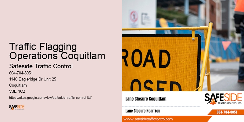Local Flagging Permits Traffic Flagging Operations Coquitlam Bc