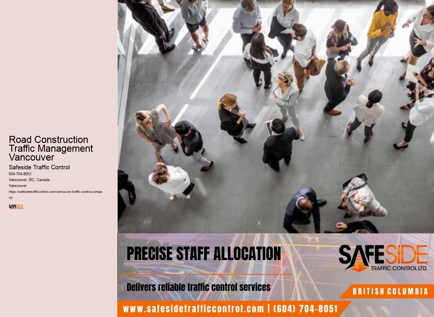 Road Construction Traffic Management Vancouver traffic control products supplier