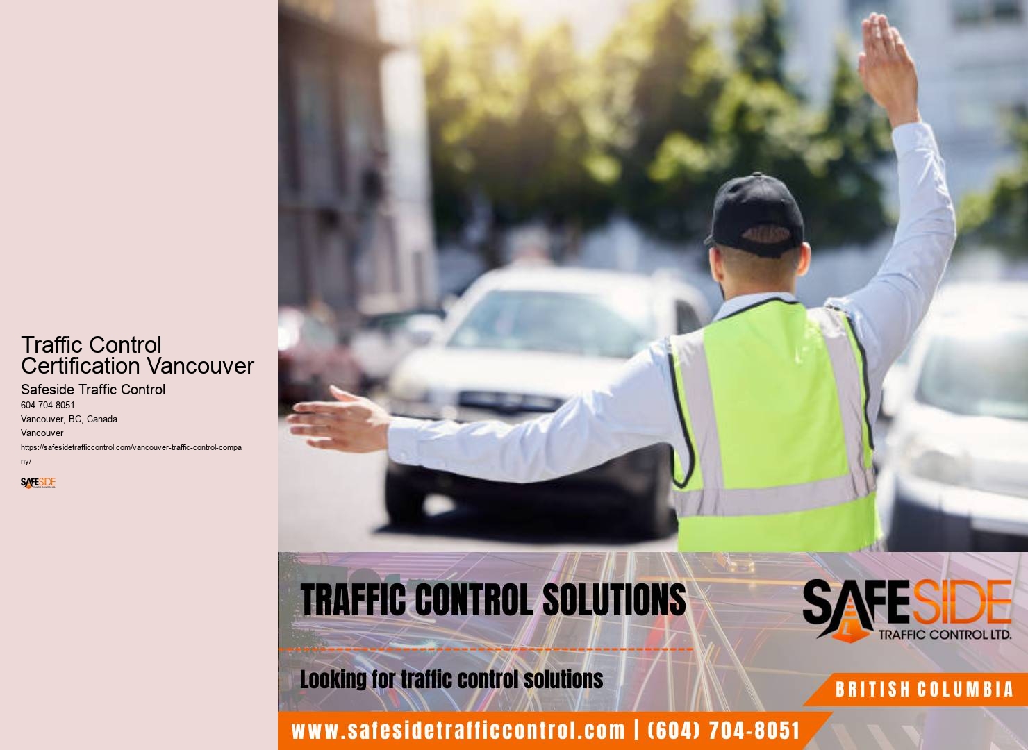 Affordable Traffic Control Traffic Control Certification Vancouver
