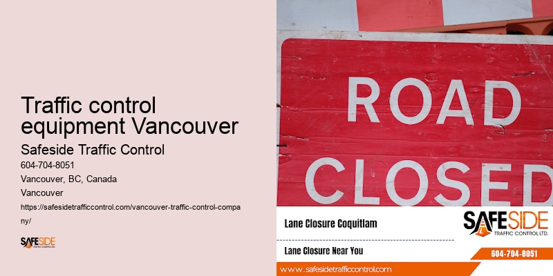 Traffic control equipment Vancouver