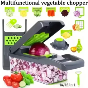 Hachoir multifonction domestique, ensemble de 14/16 pièces
