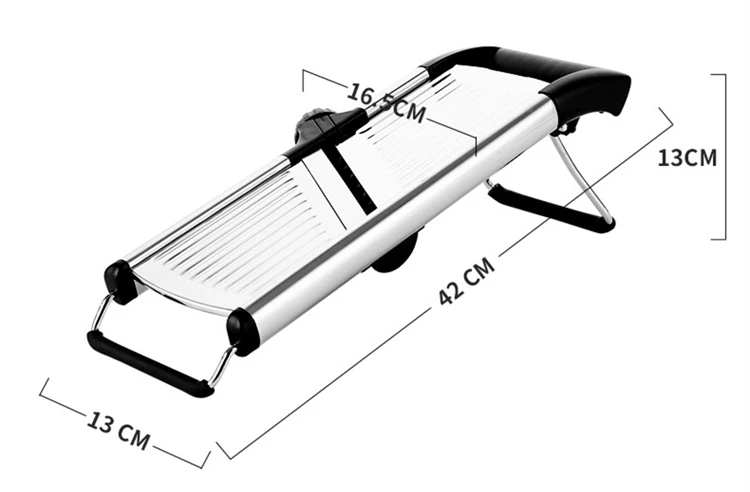 Trancheuse à mandoline réglable en acier inoxydable – Image 7