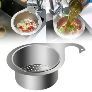 Panier de filtre d'évier de cygne de cuisine en acier inoxydable