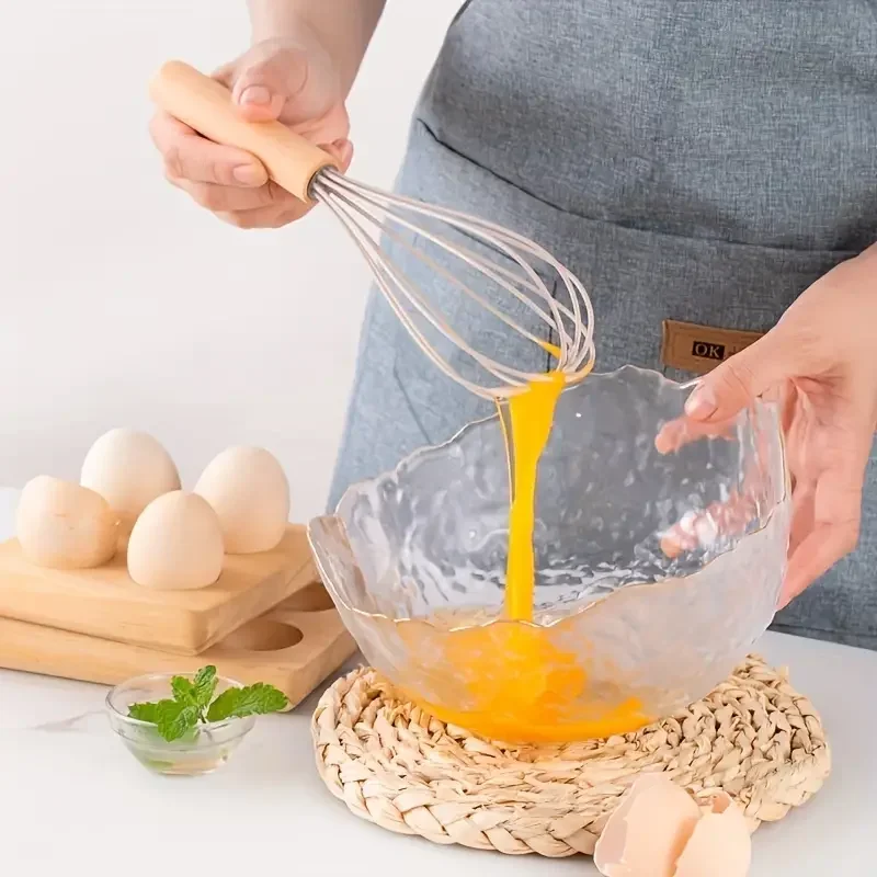 Ensemble d'ustensiles de cuisine – 12 pièces avec manche en bois – Image 3