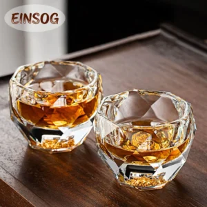 Verres à Shot en diamant à facettes de 50ML, 1 pièce, verres de luxe