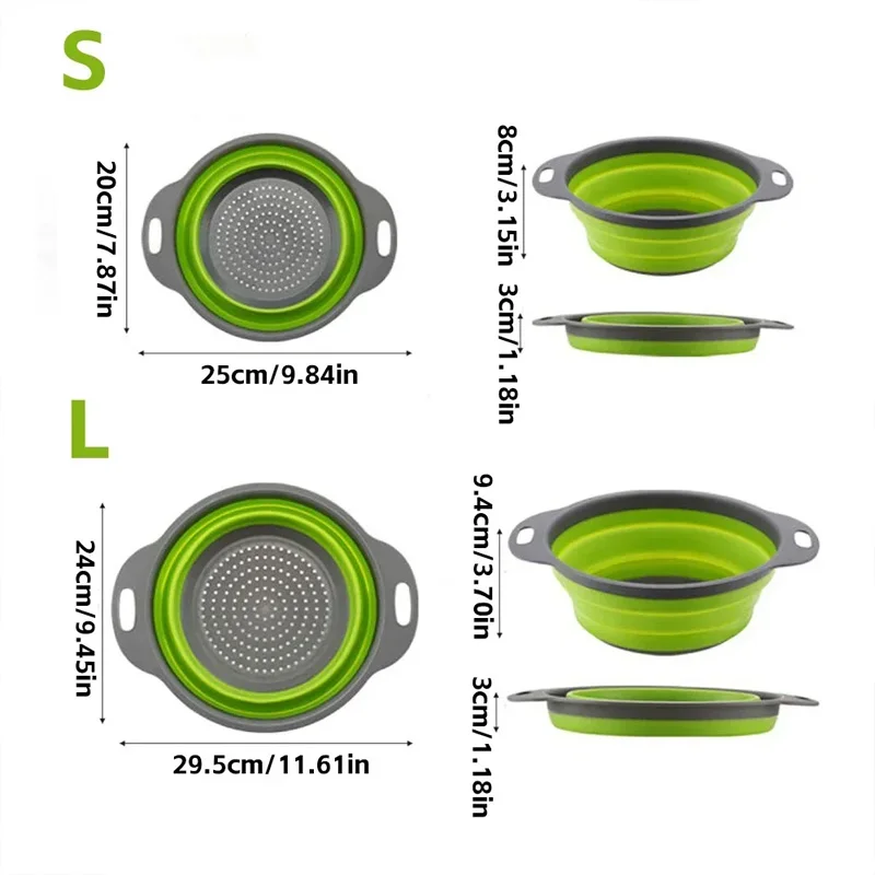 Egouttoir de cuisine pliant en Silicone – Image 5