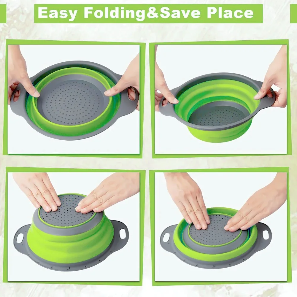 Egouttoir de cuisine pliant en Silicone – Image 4