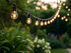 Can outdoor lighting be used for special events?