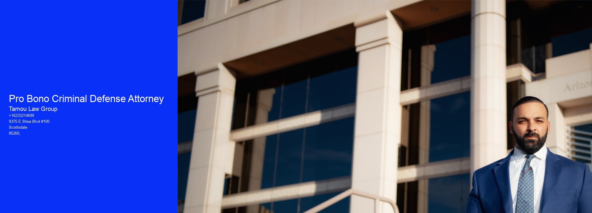 Pro Bono Criminal Defense Attorney