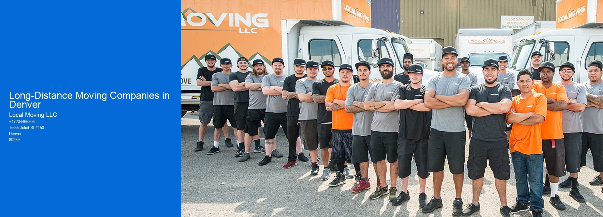 Long-Distance Moving Companies in Denver