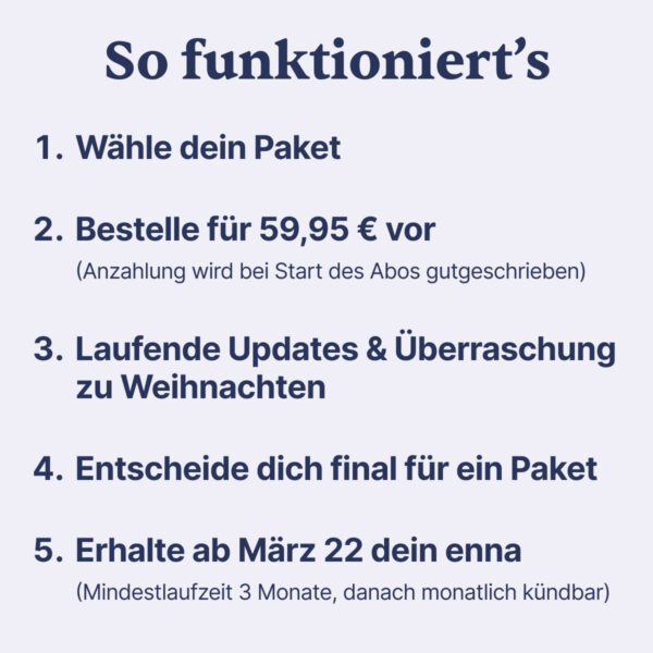 Vorbestellung