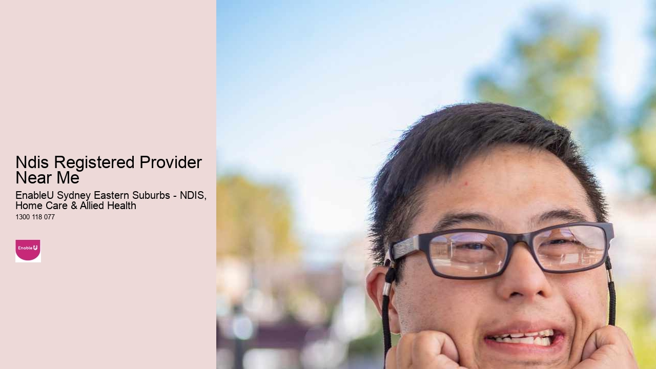 Ndis Registered Provider Near Me