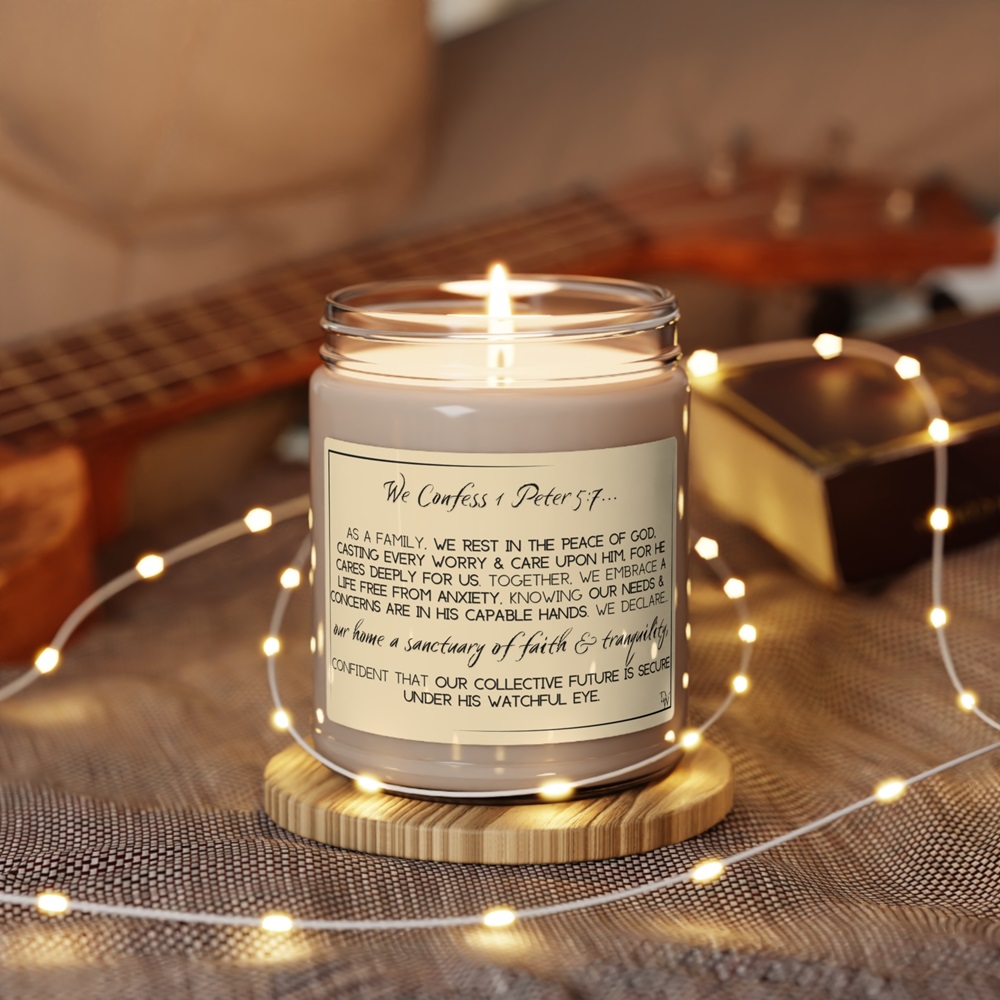 candles with sayings on them