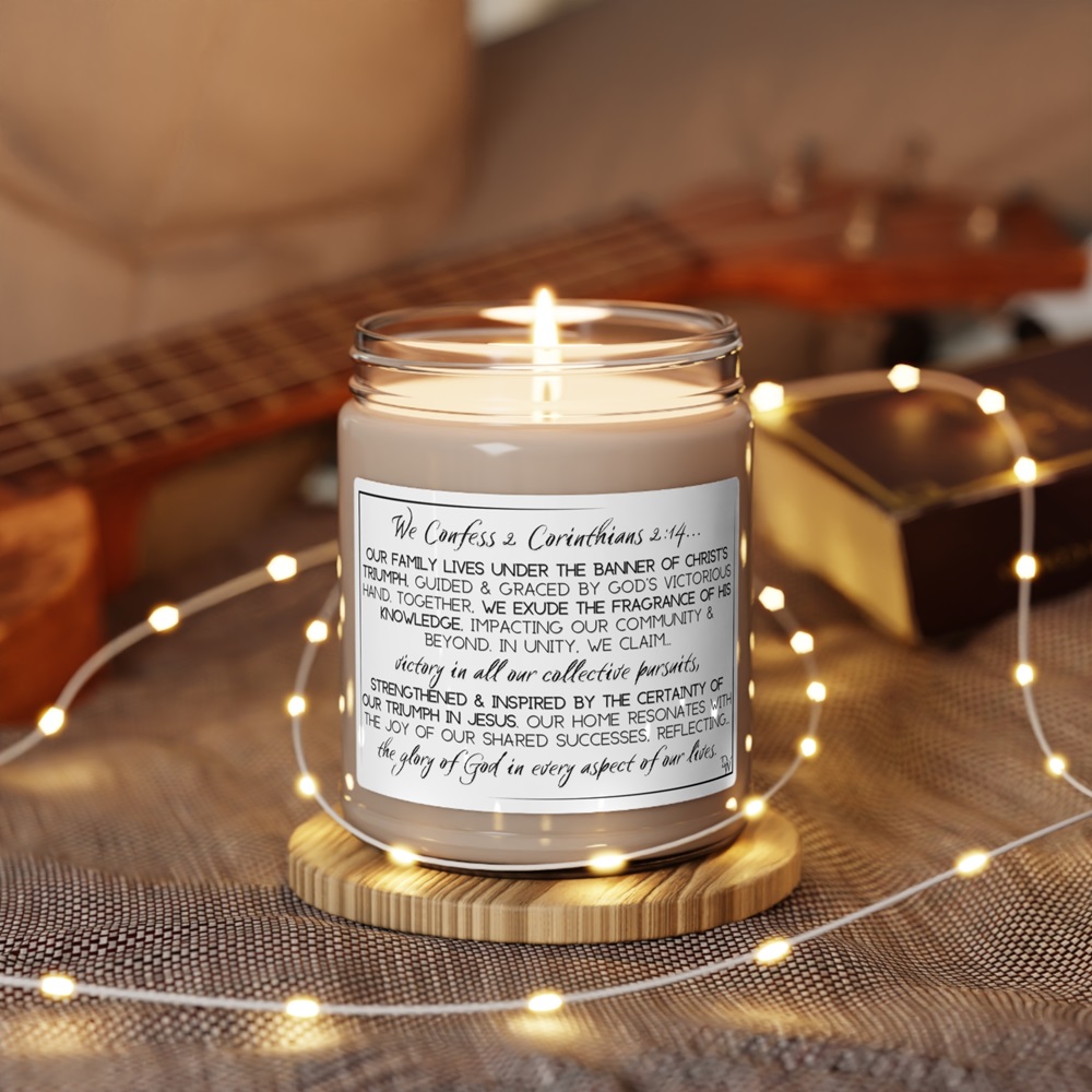 christmas biblical candles