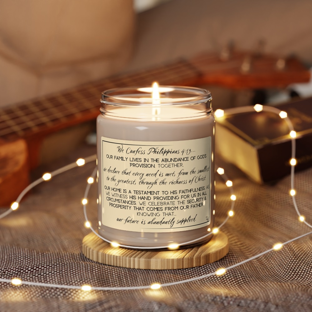 christian home decor candles