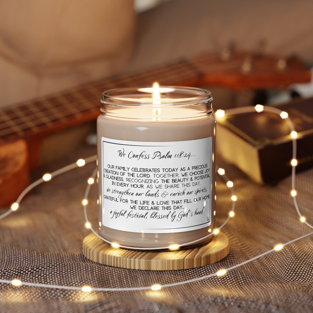 scented scripture candles