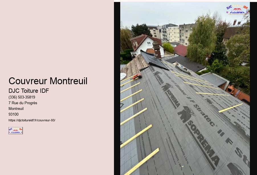 Couvreur Montreuil