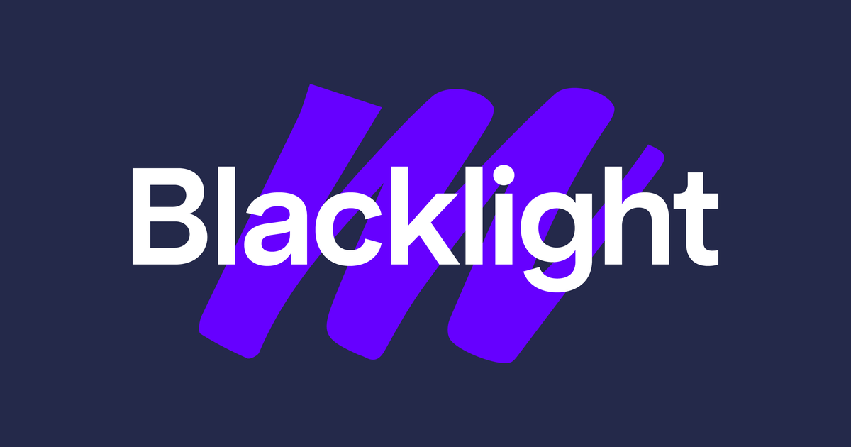 Logotip orodja Blacklight