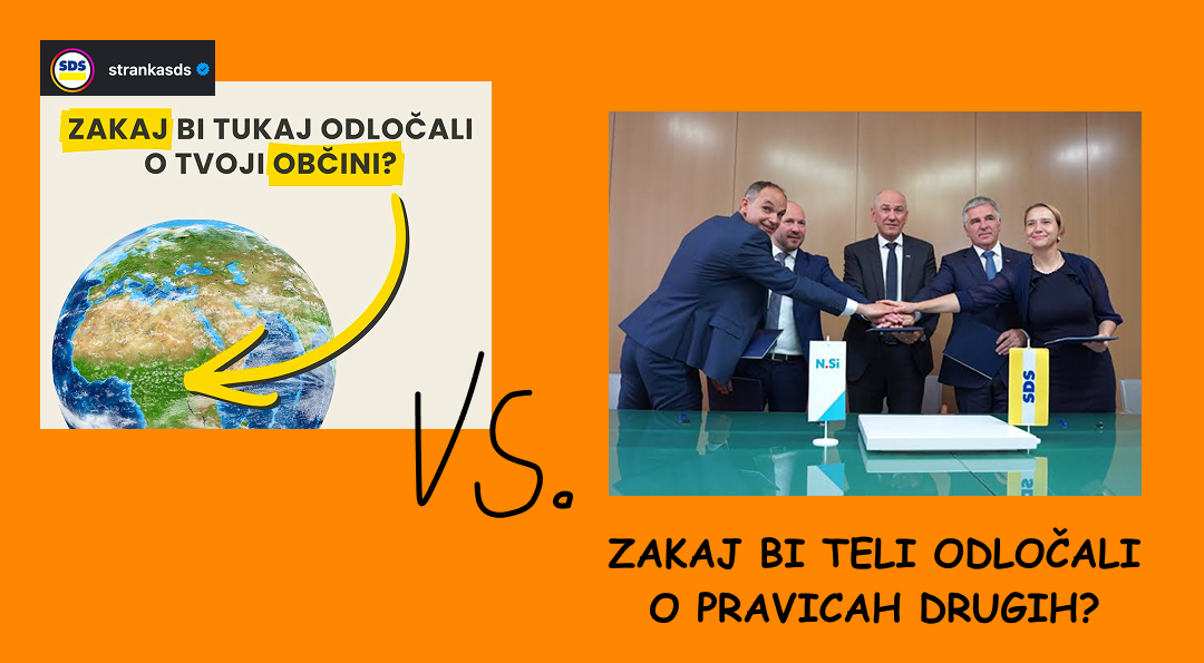 Zakaj bi v Afriki odločali o tvoji občini vs. Zakaj bi koalicija odločala o pravicah drugih