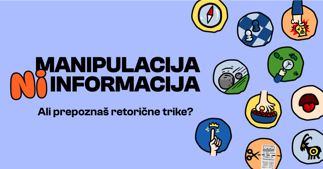 Naslovna slika Manipulacija ni informacija