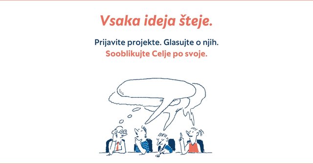 Po uspešni izvedbi prvega cikla participativnega proračuna Mestna občina Celje drugič zbira predloge projektov, s katerimi občanke in občani sooblikujejo svoje okolje. Na Danes je nov dan jih pri tem podpiramo s platformo Consul, ki omogoča enostavno odda