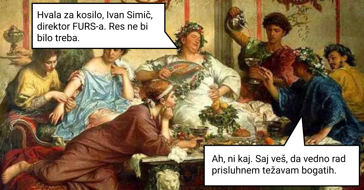 Ivan Simič časti kosilo