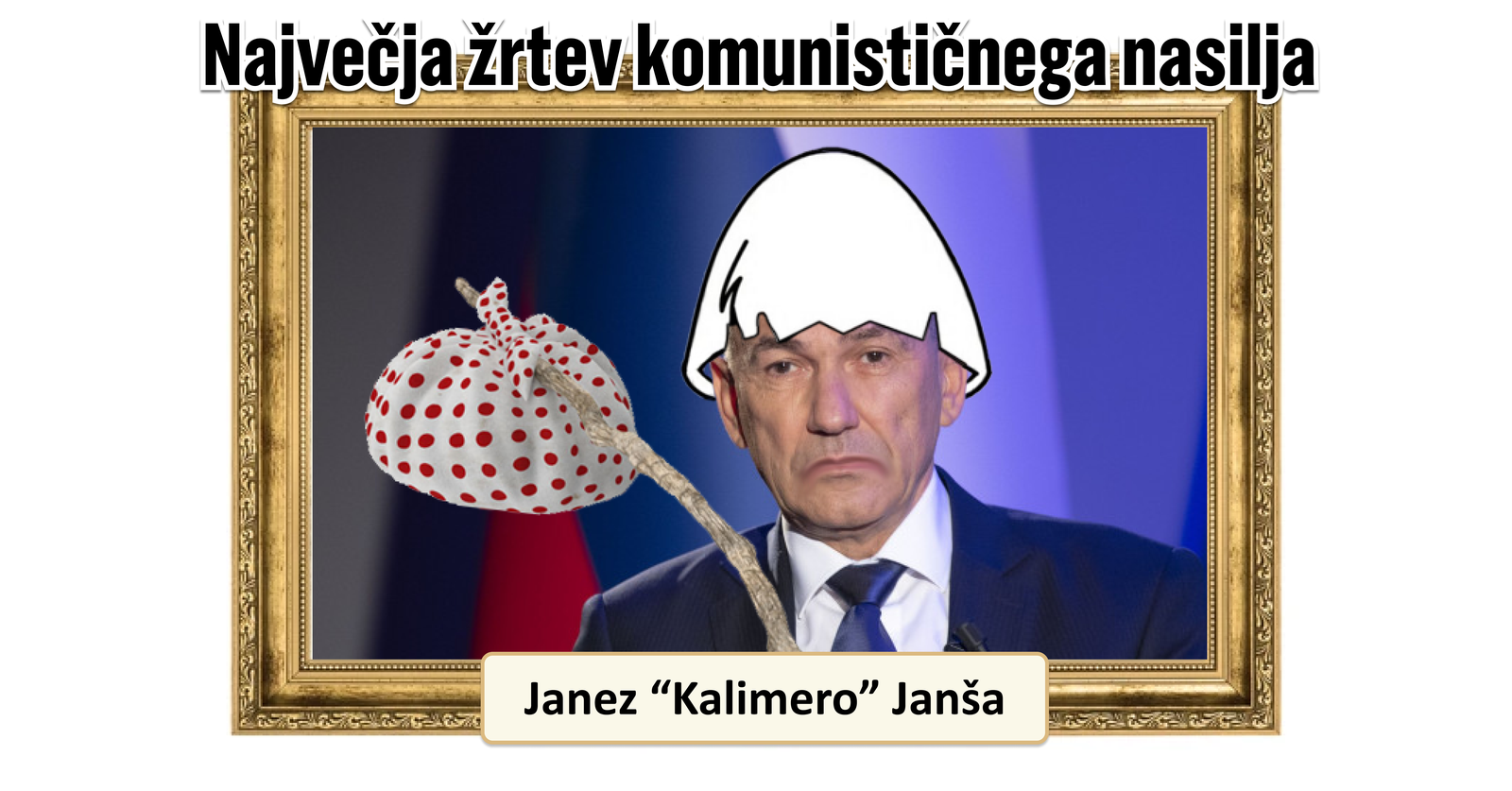 nad sliko je napis