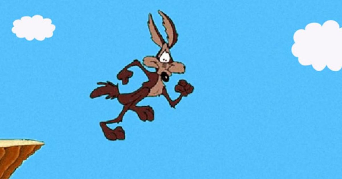 Willie E. Coyote pade v prepad