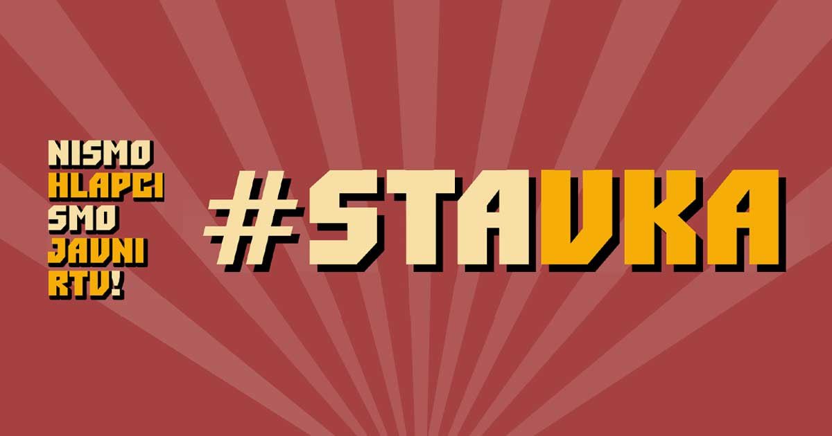 Nismo hlapci smo javni RTV! #Stavka