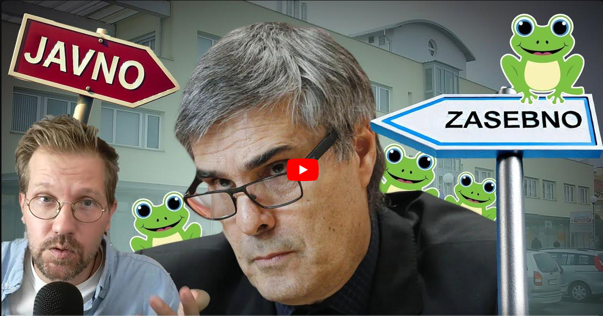 Zajem zaslona spletnega videa Razkrito: Dvoživke na ministrstvu zavirajo zdravstveno reformo