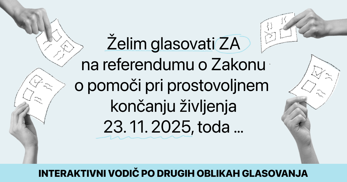 Roke in referendumski lističi