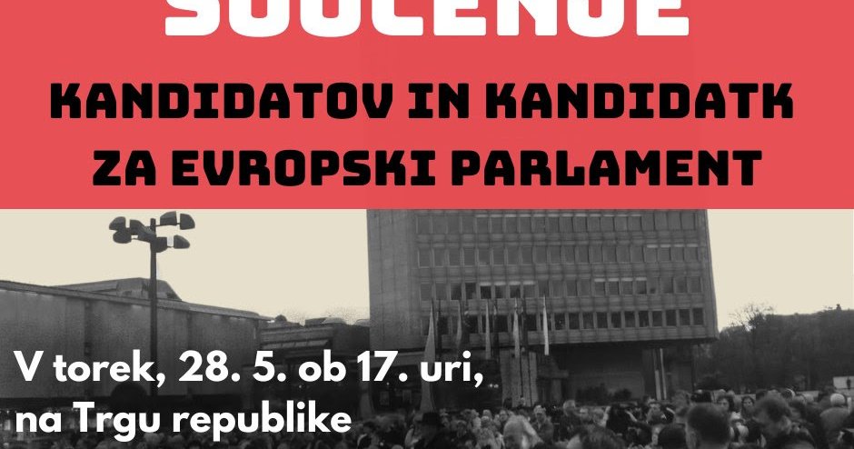 Soočenje kandidatov in kandidatk za Evropski parlament.