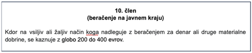 10. člen predloga ZJRM-2