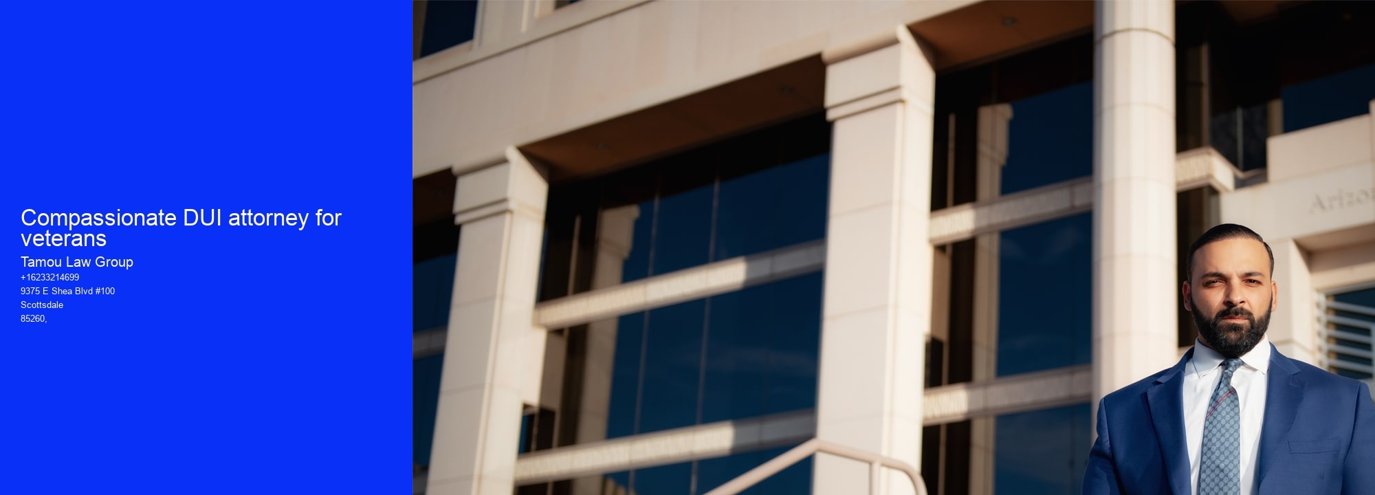 Compassionate DUI attorney for veterans