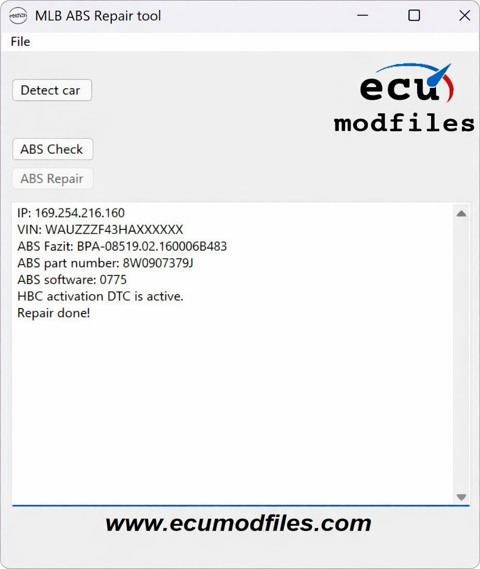 C123EF0 MLB ABS Repair Tool