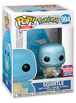 Figurine Funko Pop Pokémon de Carapuce version Diamant