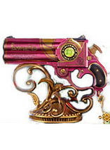Réplique taille réelle en résine du Pistolet de Bayonetta