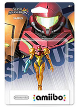 Figurine Amiibo de Samus dans Super Smash Bros.