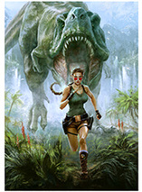 Art Print "Lost Valley" de Lara Croft par Inna Vjuzhanina