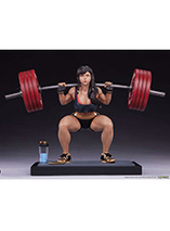 Statuette en résine de Chun-Li : Powerlifting battle édition