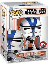 Figurine Funko Pop Star Wars du Soldat Clone 501ème (Phase II)